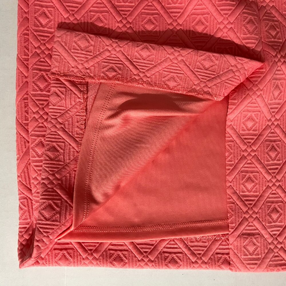 Betsey Johnson Coral Textured Sheath Dress | Size 4 | NWT - Picture 8 of 11